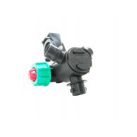 Corpo de bico triplo Viton 25mm barra úmida com anti-gotejo SX