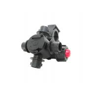 Corpo de bico quadruplo 25mm barra úmida com anti-gotejo SX